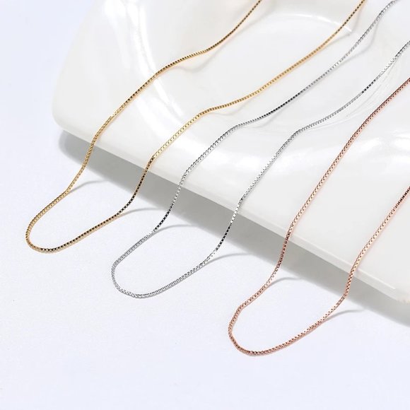 Other - Kids Italian 925 Sterling Silver Box Chain